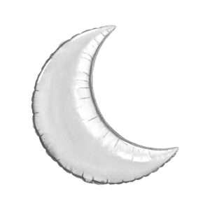 بادکنک فویلی ماه نقره ای